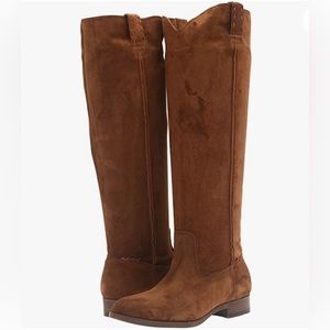 FRYE Women's Cara Tall Suede Slouch Boot